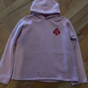 Light Pink Hoodie with Design XL
